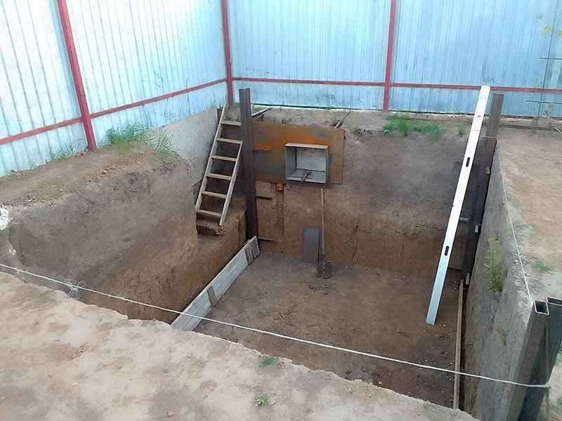 Металевий каркас для укриттів